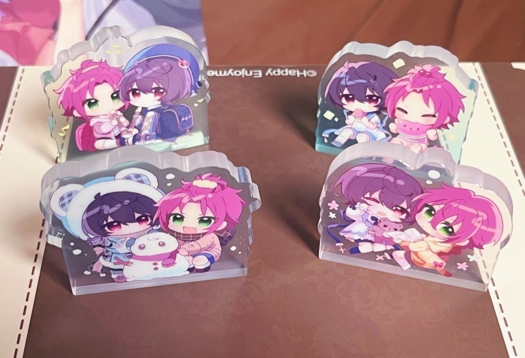 りっちゃんまぁくんアクリルブロック