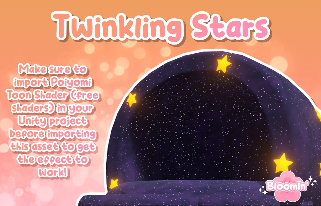 Galaxy Bed | 3D Asset for VRChat