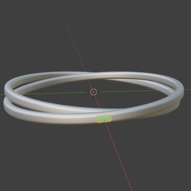 シンプルツインブレスレット