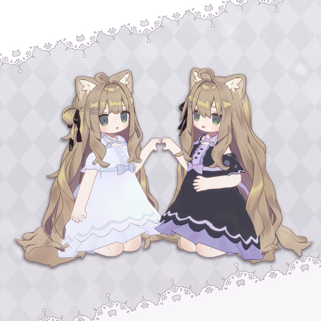 とろりんスカラップドレス【まめふれんず対応】