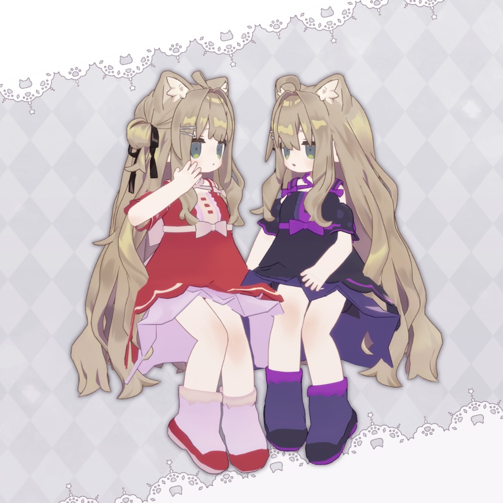 とろりんスカラップドレス【まめふれんず対応】