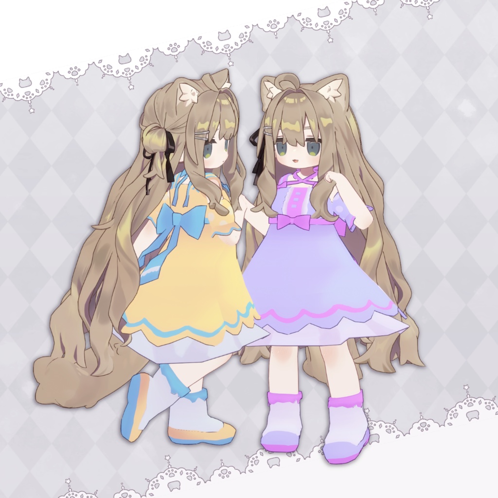 とろりんスカラップドレス【まめふれんず対応】