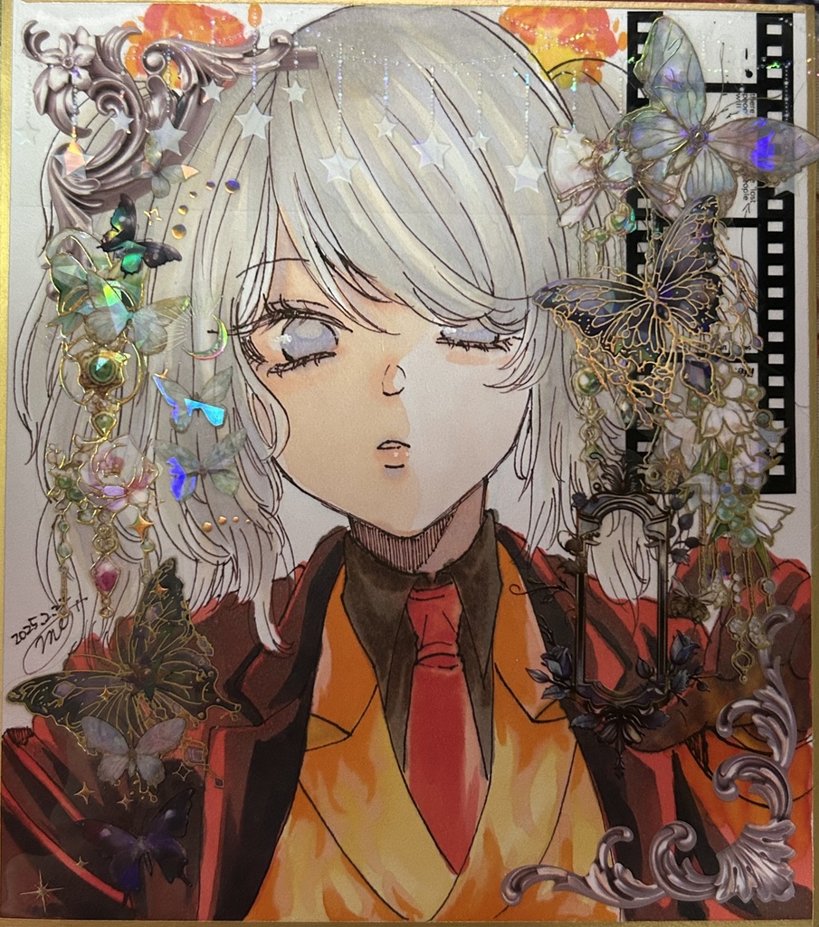 ミニ色紙（紅炎殺ファウスト）