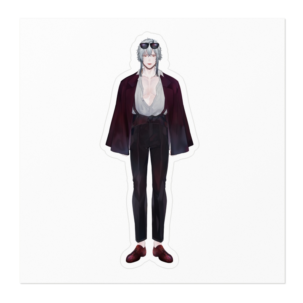 無能男 ステッカー