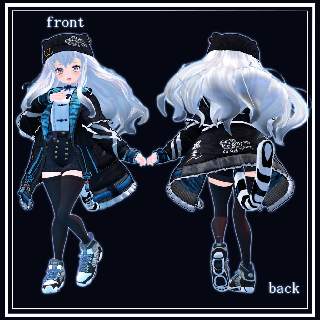 オリジナル3Dモデル「LatRa -羅虎- 」ver3