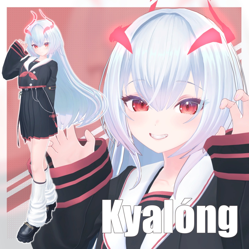 1/24まで1500円引き！！ オリジナル3Dモデル 【きゃろん -Kyalóng-】