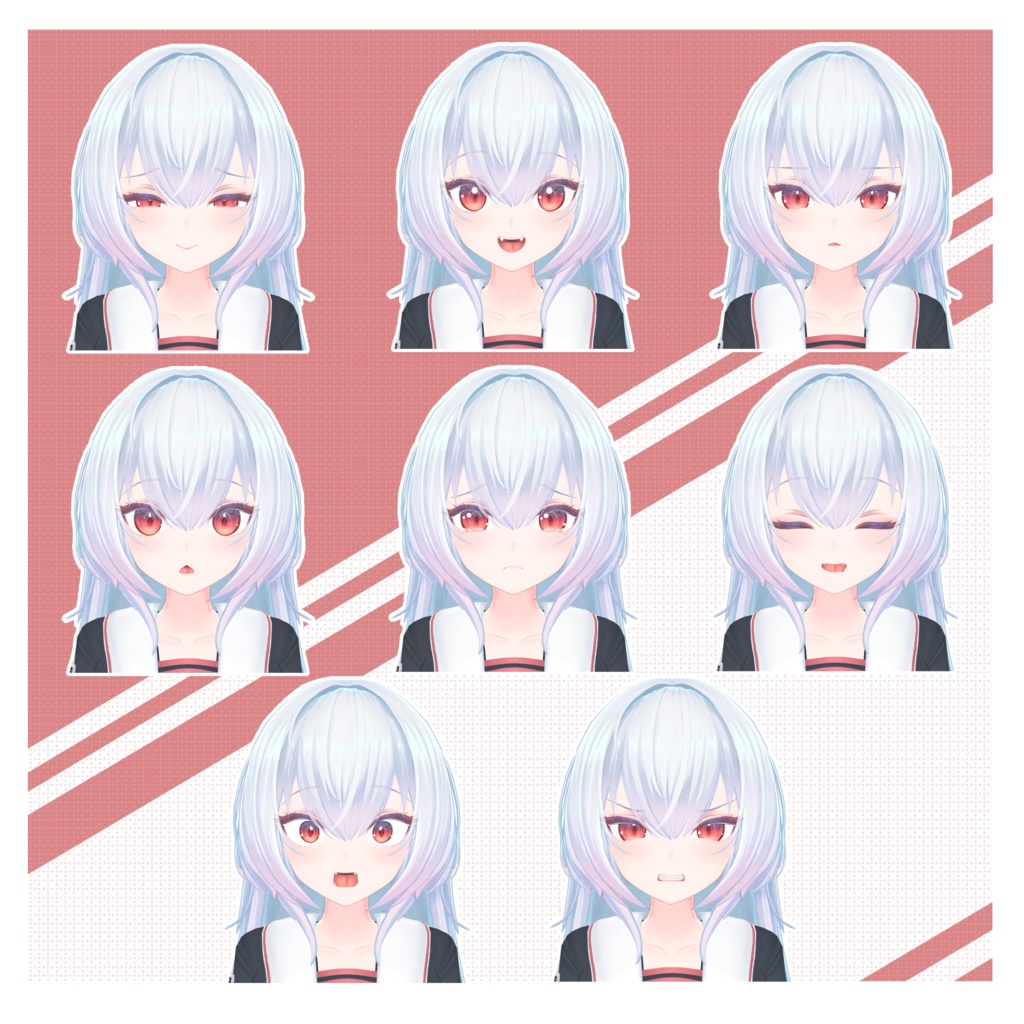 オリジナル3Dモデル 【きゃろん -Kyalóng- 迦龍】+ 猫々チャイナ服 & 髪型