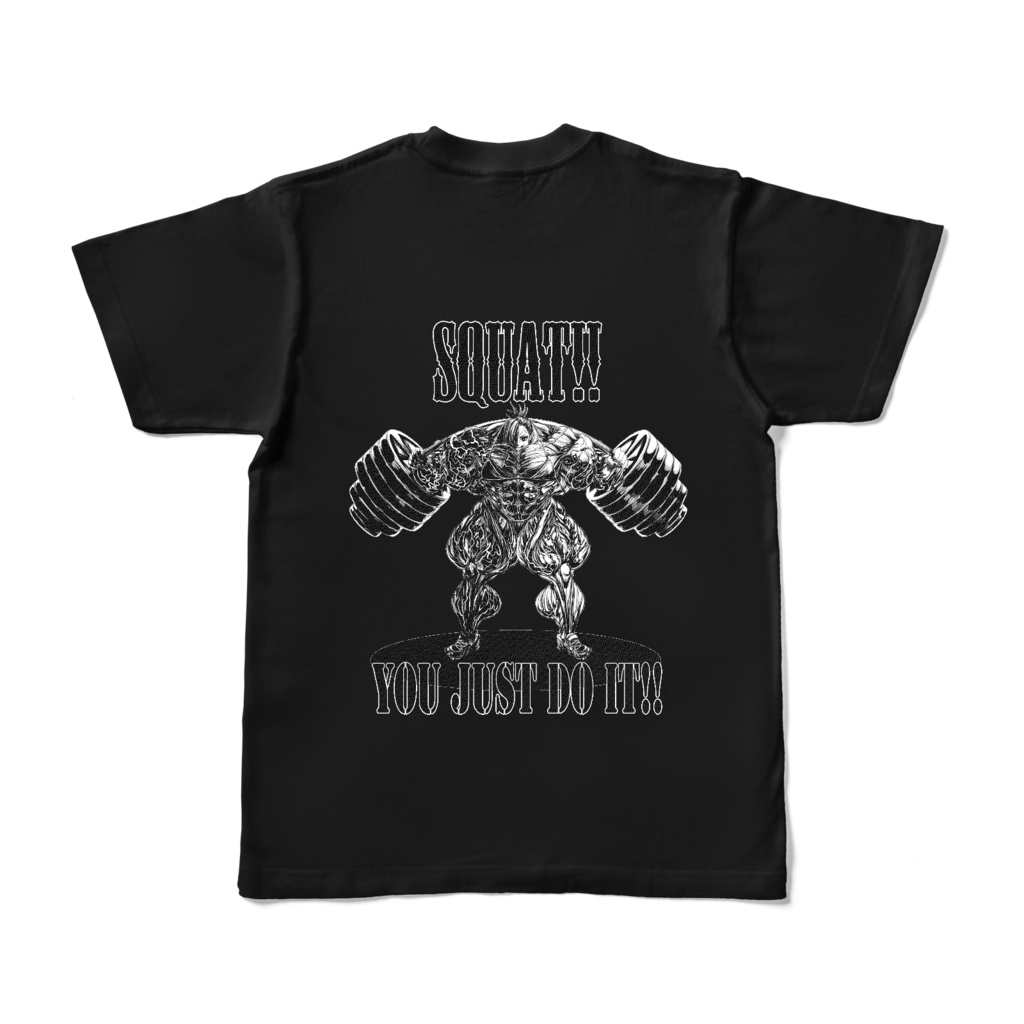 【YOU(YUU) JUST DO IT!】マッスルドリーム田垣ユウカラーTシャツ(黒)