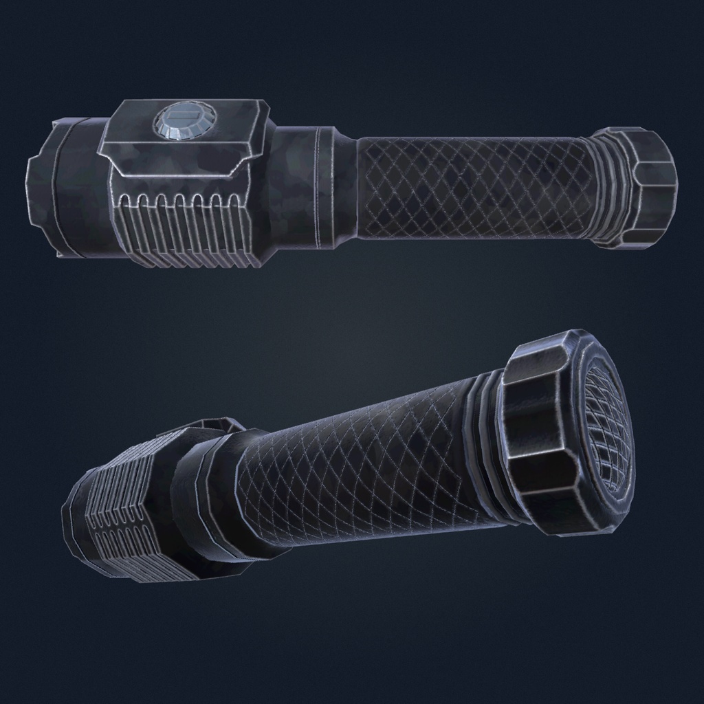 【ライトギミック有り・MA対応】フラッシュライト【VRChat想定】