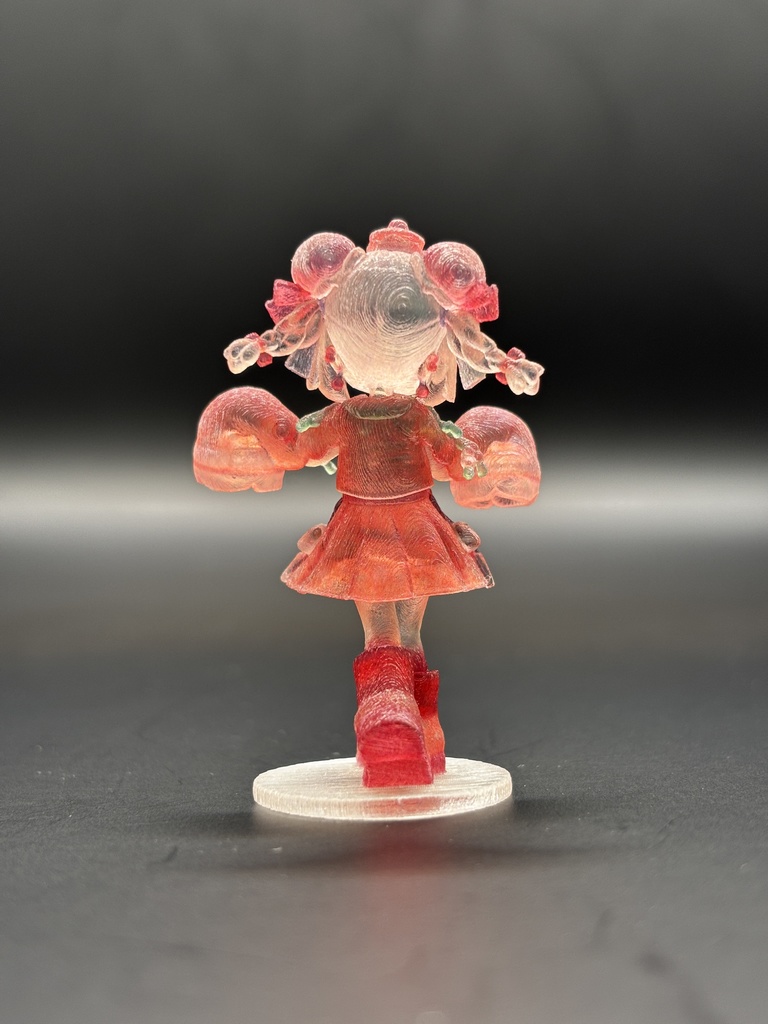 【マオニャン】 クリアフィギュア 5㎝(台座込) ※限定サイン入りキャラカード付