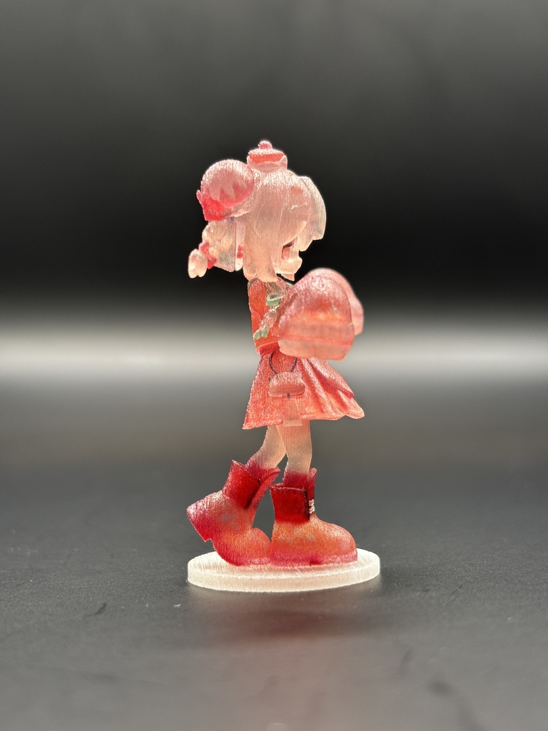 【マオニャン】 クリアフィギュア 5㎝(台座込) ※限定サイン入りキャラカード付