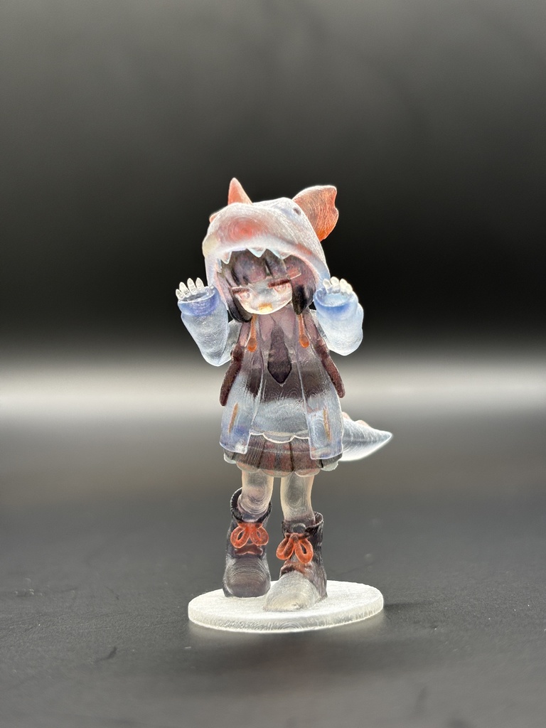 【クロリネ・マオニャン・ガオルナ・ラキュッタ】 クリアフィギュア(5㎝)4体セット + スタンダードフィギュア(5㎝)付き1個