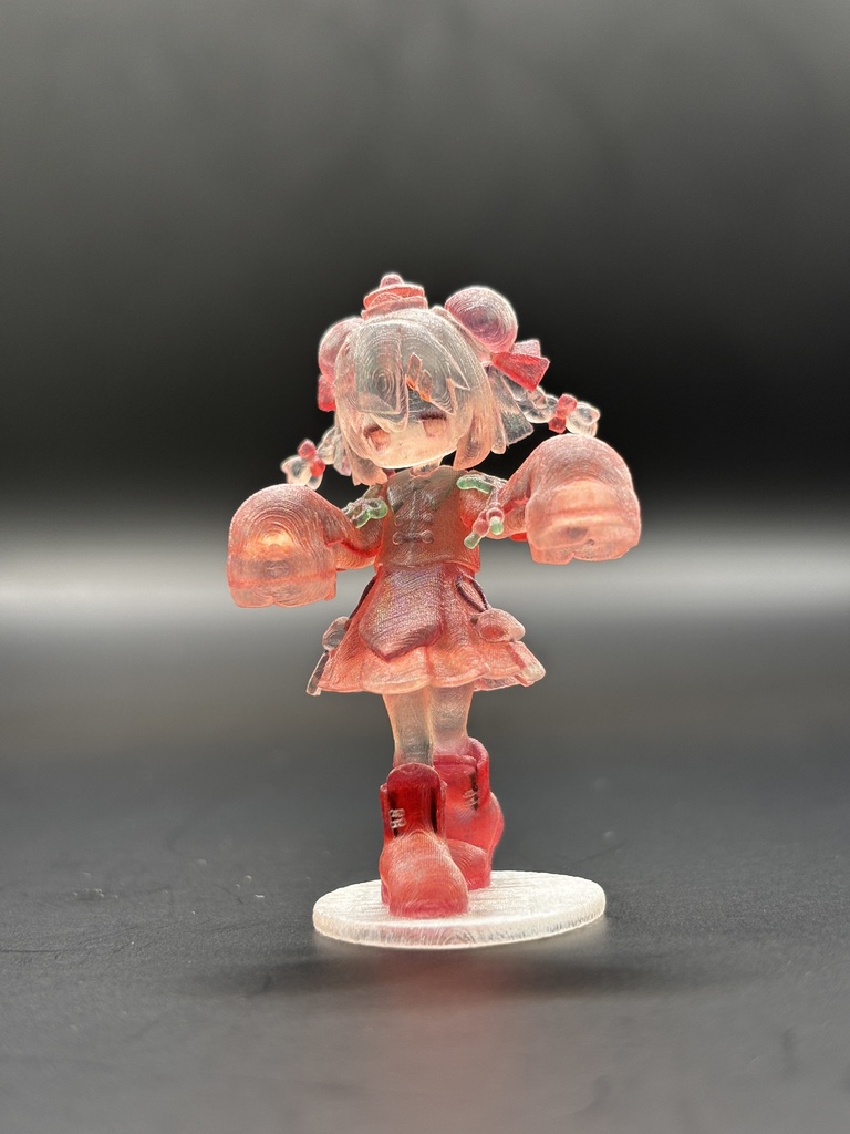 【クロリネ・マオニャン・ガオルナ・ラキュッタ】 クリアフィギュア(5㎝)4体セット + スタンダードフィギュア(5㎝)付き1個