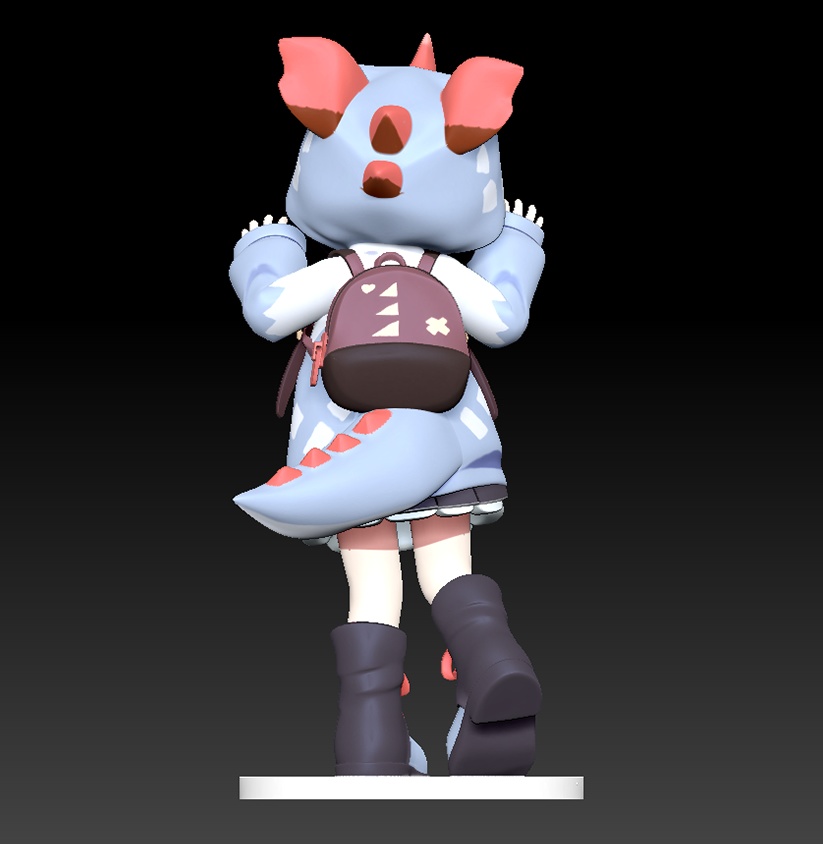 【ガオルナ】 クリアフィギュア 5㎝(台座込) ※限定サイン入りキャラカード付