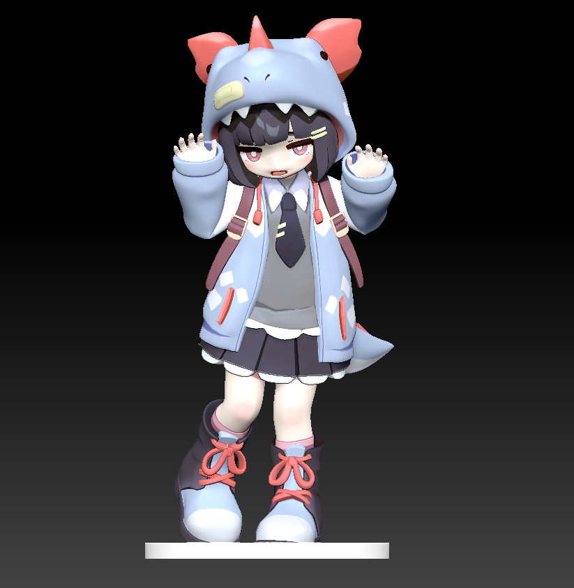 【ガオルナ】 クリアフィギュア 5㎝(台座込) ※限定サイン入りキャラカード付