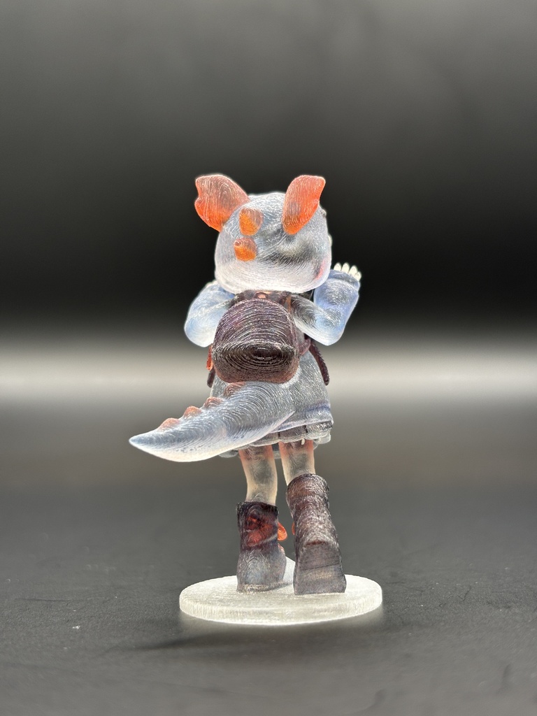 【ガオルナ】 クリアフィギュア 5㎝(台座込) ※限定サイン入りキャラカード付