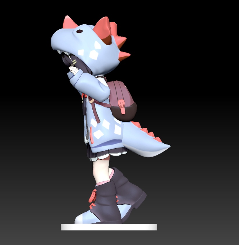 【ガオルナ】 クリアフィギュア 5㎝(台座込) ※限定サイン入りキャラカード付