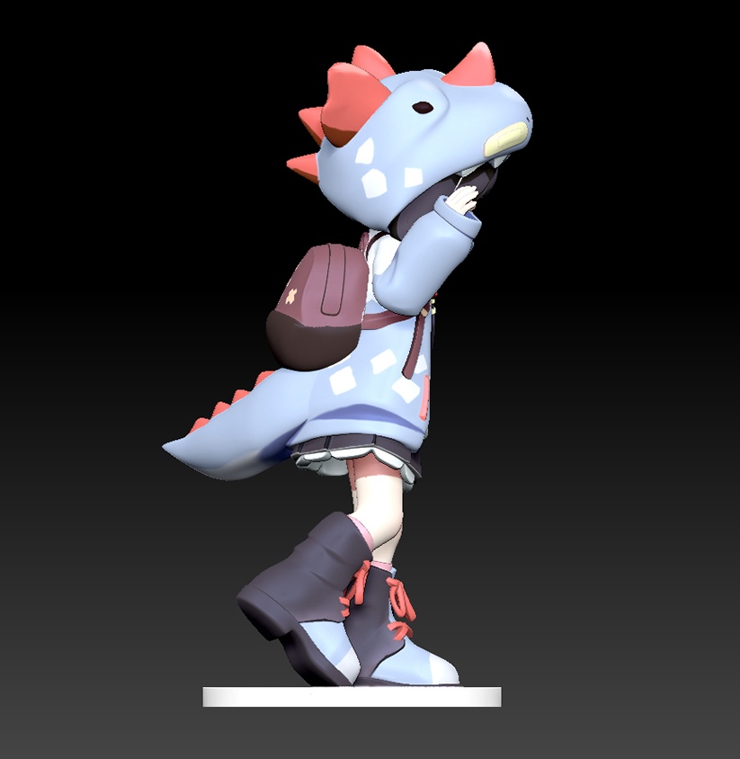 【ガオルナ】 クリアフィギュア 5㎝(台座込) ※限定サイン入りキャラカード付