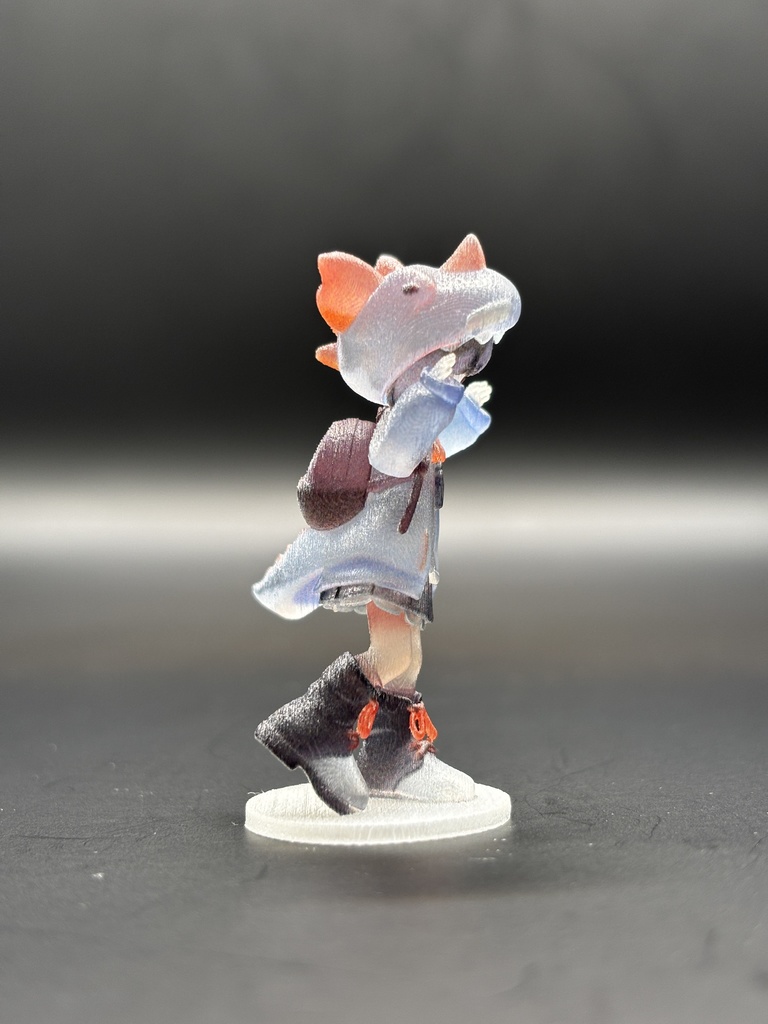 【ガオルナ】 クリアフィギュア 5㎝(台座込) ※限定サイン入りキャラカード付