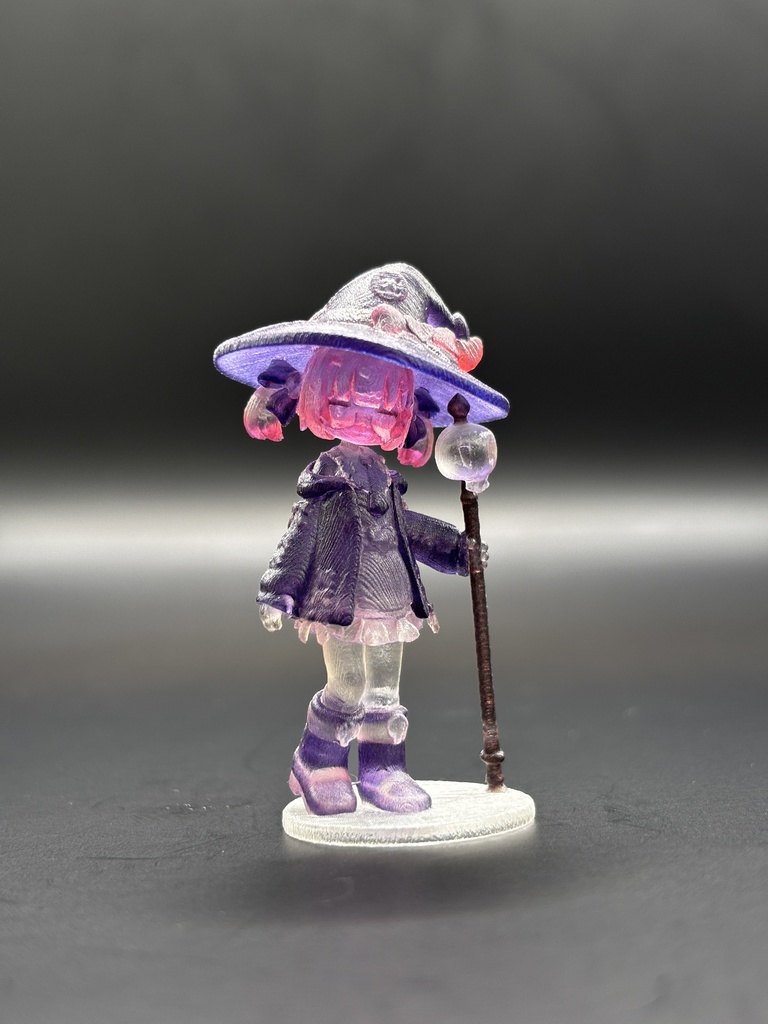 【クロリネ】 クリアフィギュア 5㎝(台座込) ※限定サイン入りキャラカード付