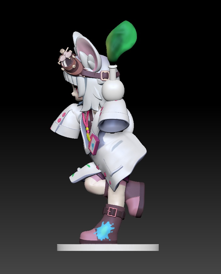 【ラキュッタ】 クリアフィギュア 5㎝(台座込) ※限定サイン入りキャラカード付