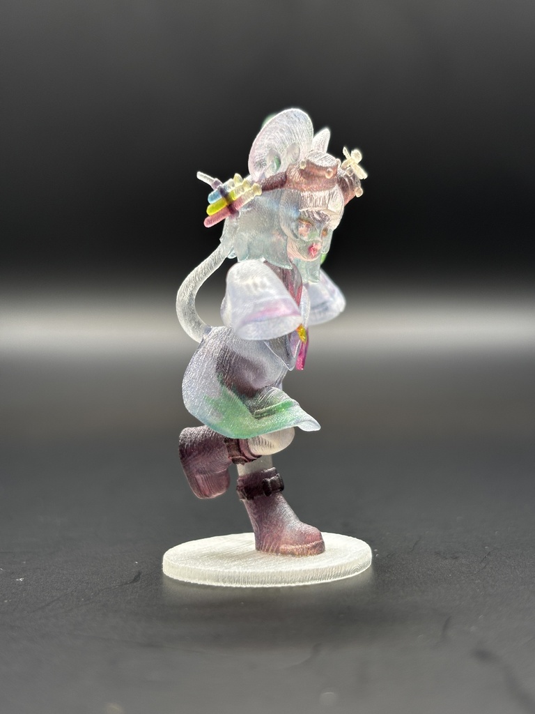 【ラキュッタ】 クリアフィギュア 5㎝(台座込) ※限定サイン入りキャラカード付