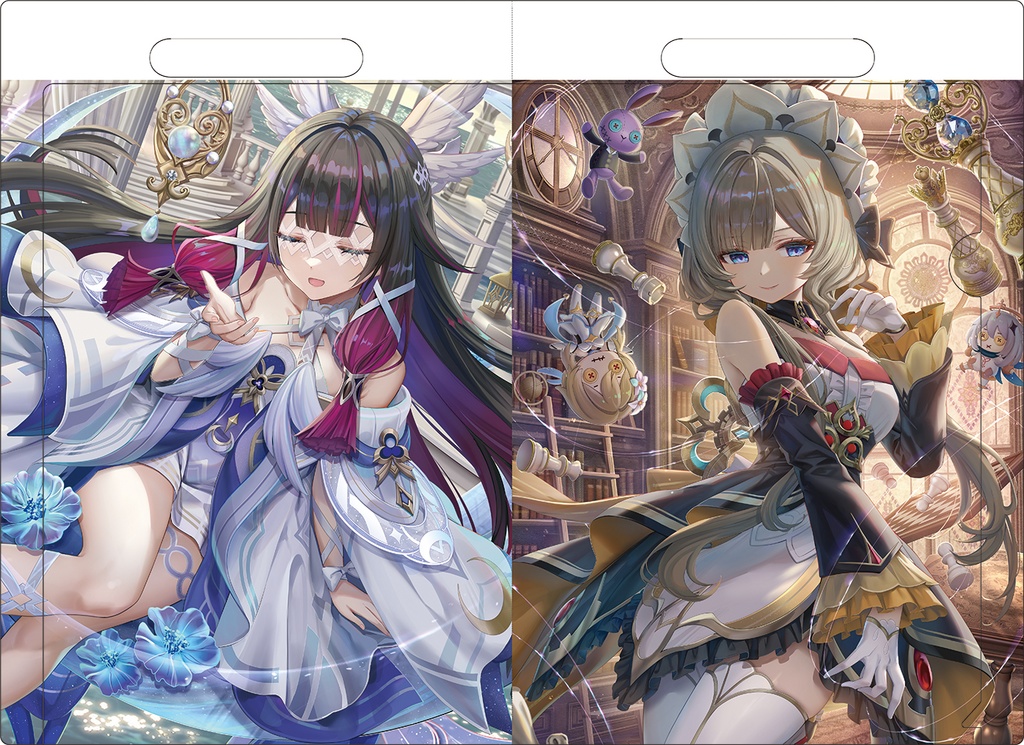 原神　コロンビーナ＆サンドローネ　A4クリアファイルバッグ