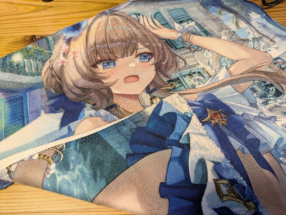 原神 夏サンドローネ&コロンビーナ フルカラーフェイスタオル