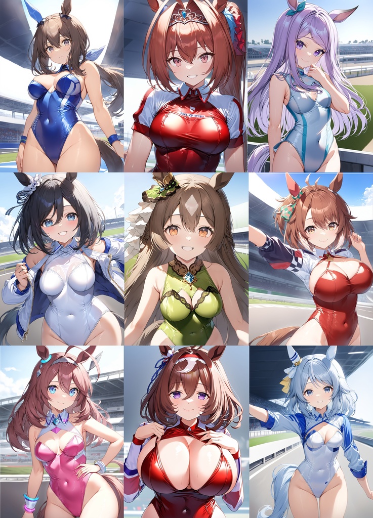 レースクイーンウマ娘(87キャラ全2027枚)