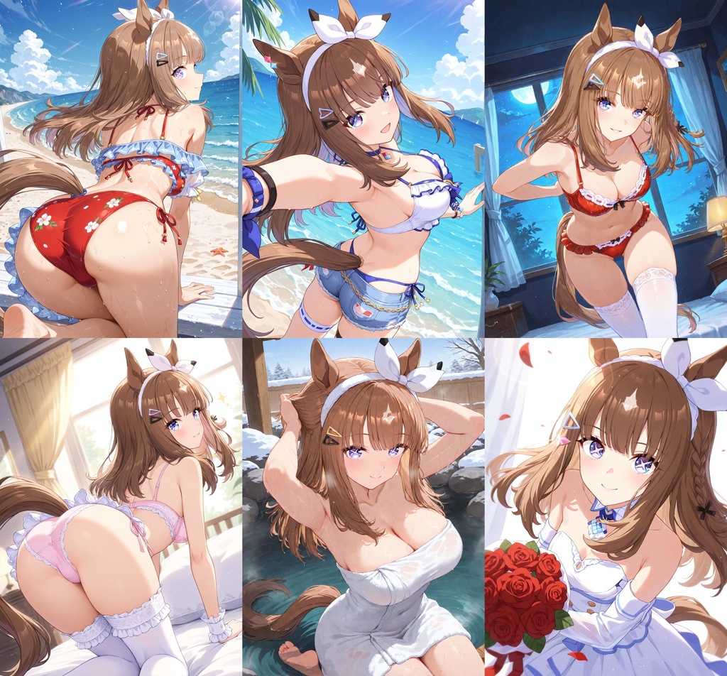 「ウマ娘」アーモンドアイ　セクシー写真集１（全510枚）