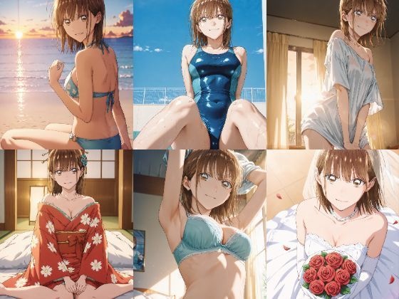 「アオのハコ」鹿野千夏セクシー写真集６（全500枚）
