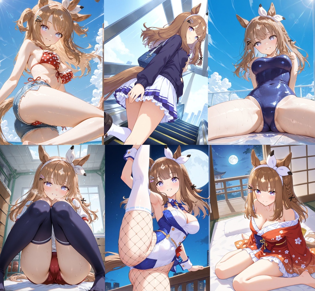 「ウマ娘」アーモンドアイ　セクシー写真集２（全523枚）