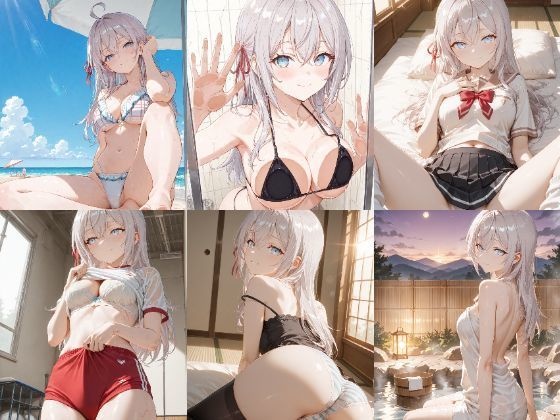 「時々ボソッとロシア語でデレる隣のアーリャさん」アリサ・ミハイロヴナ・九条セクシー写真集８（全500枚）