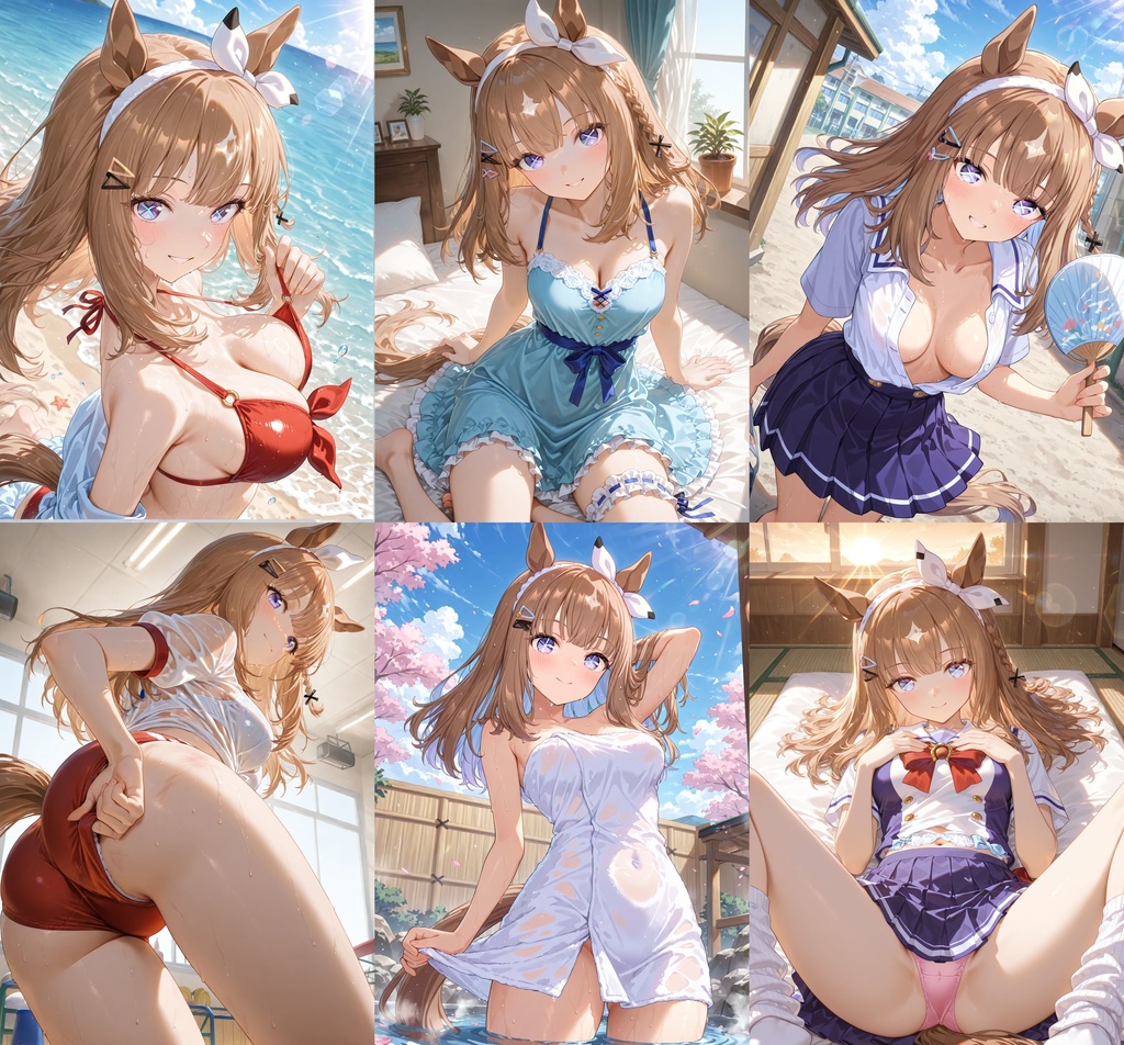 「ウマ娘」アーモンドアイ　セクシー写真集３（全519枚）