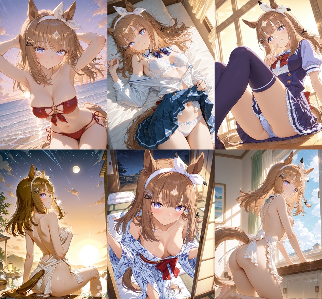「ウマ娘」アーモンドアイ　セクシー写真集４（全517枚）