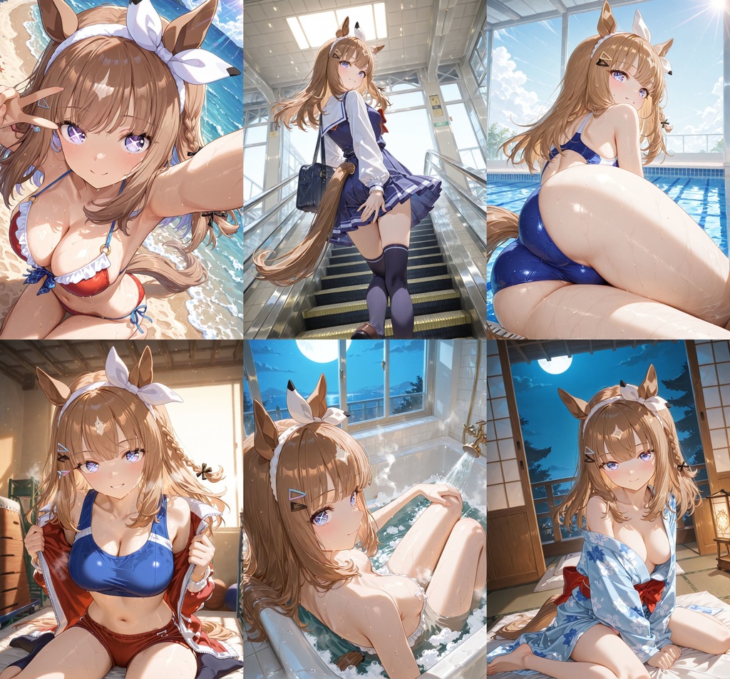 「ウマ娘」アーモンドアイ　セクシー写真集５（全514枚）
