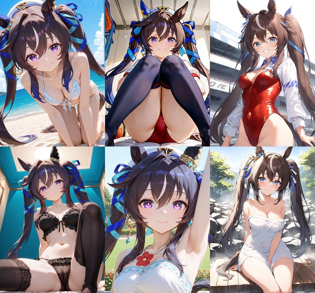 「ウマ娘」ヴィヴロス　セクシー写真集（全524枚）