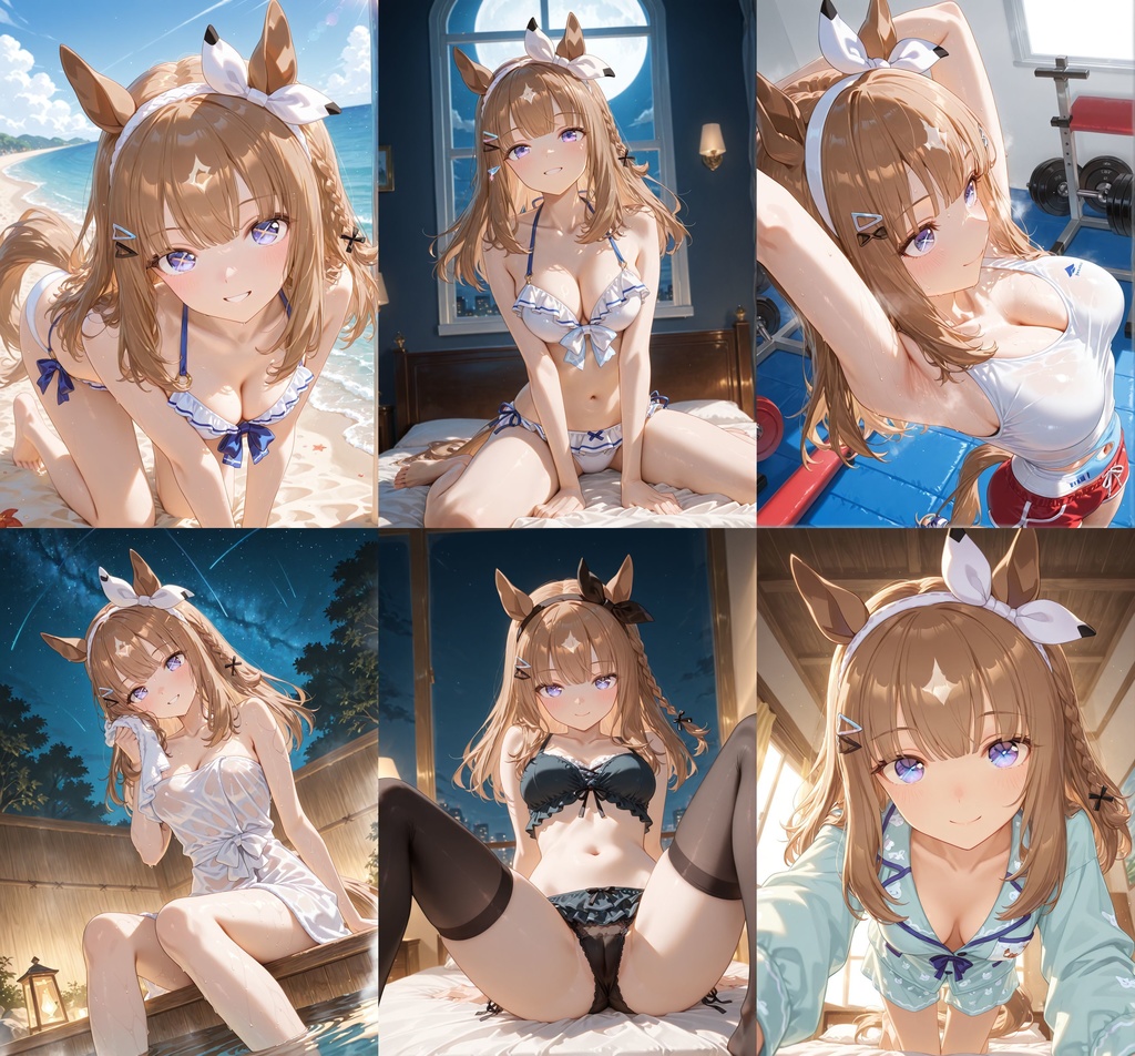「ウマ娘」アーモンドアイ　セクシー写真集６（全517枚）