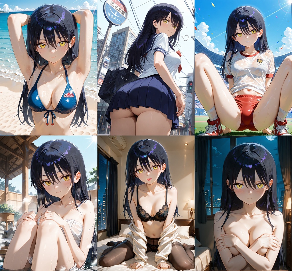 「機動戦士Gundam GQuuuuuuX」ニャアン セクシー写真集６（全500枚）