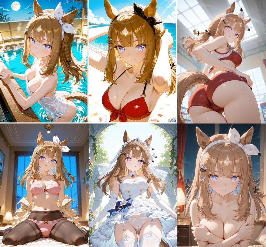 「ウマ娘」アーモンドアイ　セクシー写真集８（全521枚）