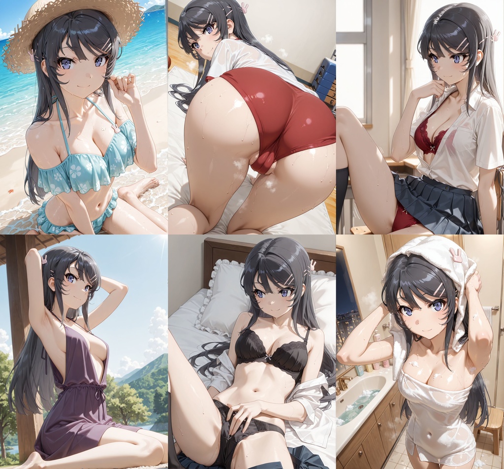 「青春ブタ野郎はバニーガール先輩の夢を見ない」桜島麻衣セクシー写真集３（全500枚）
