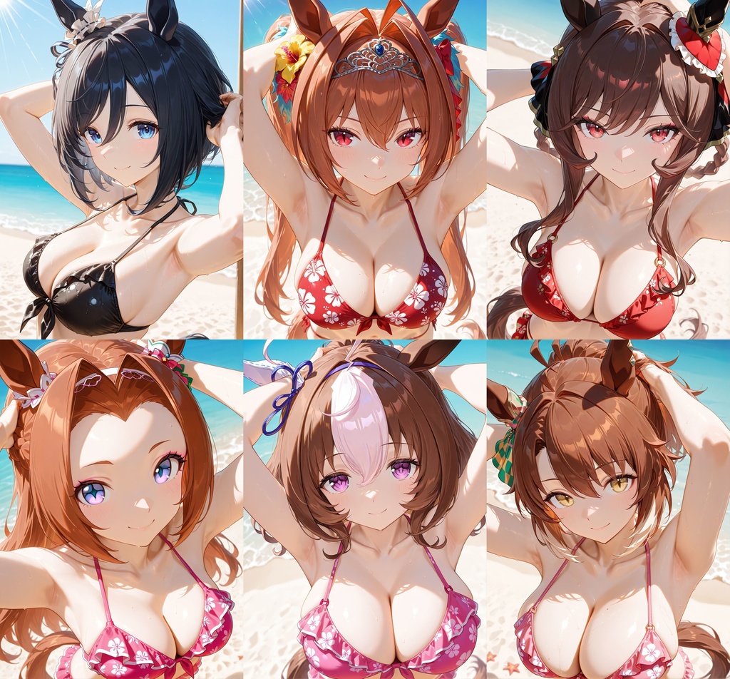 ビキニウマ娘写真集１(112キャラ全2164枚)
