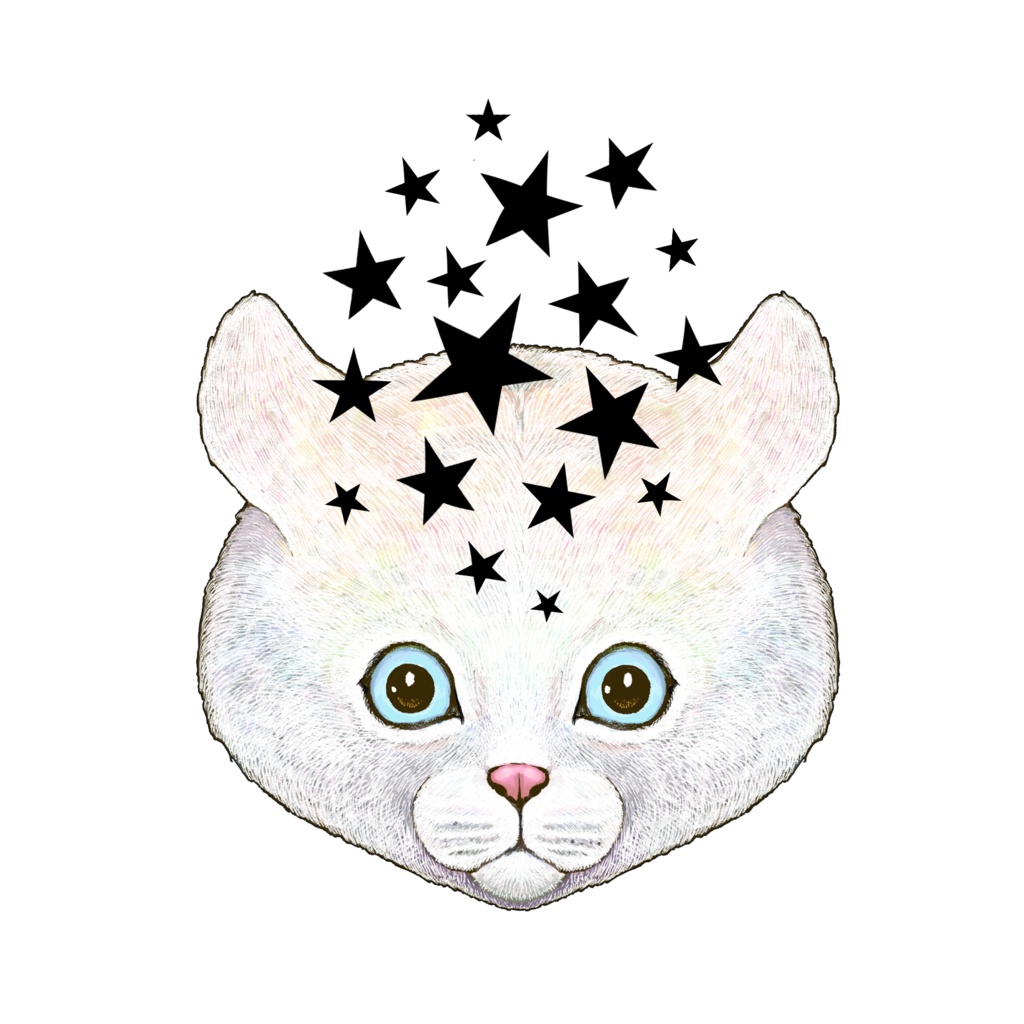 星猫 Tシャツ WH