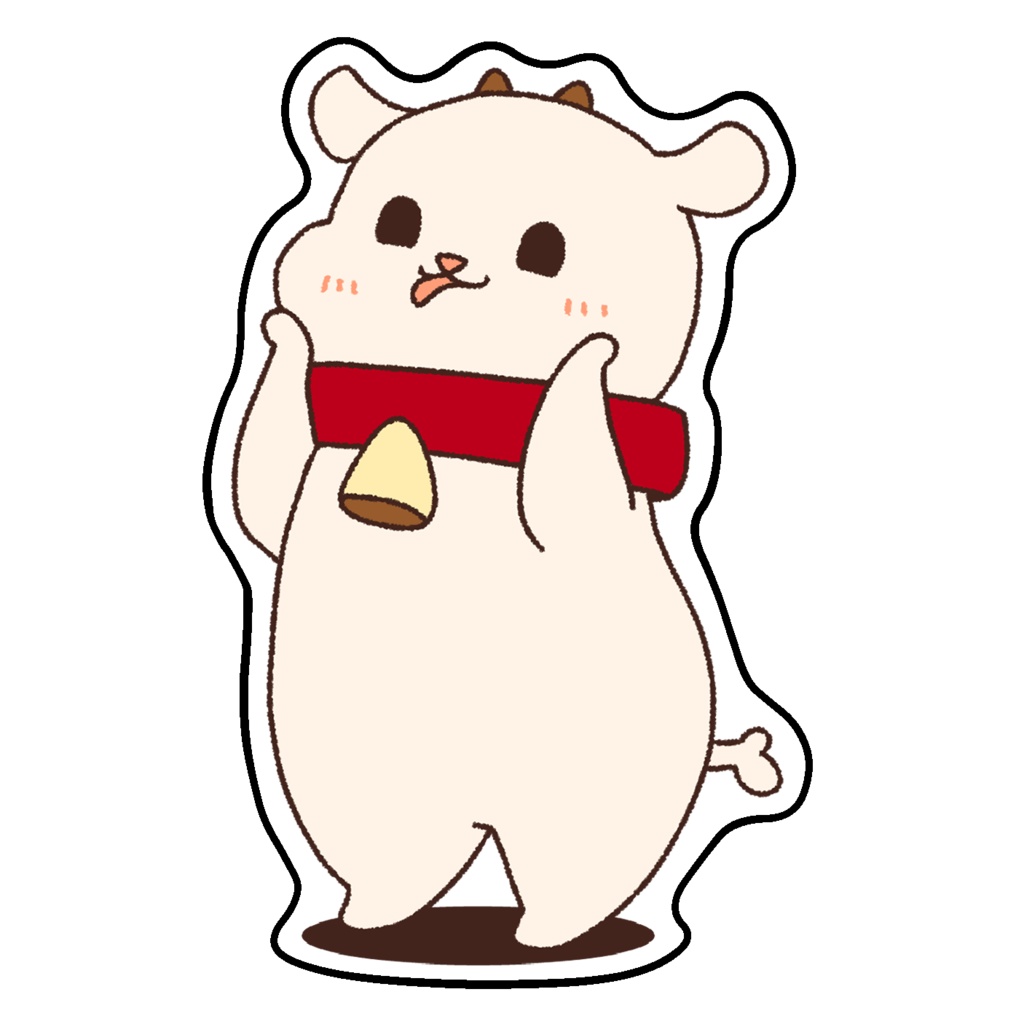 ステッカー"初グッズシリーズ"