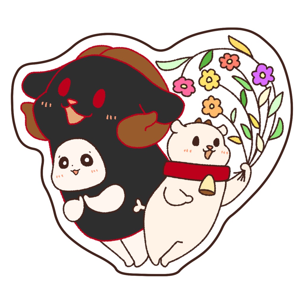 ステッカー"初グッズシリーズ"