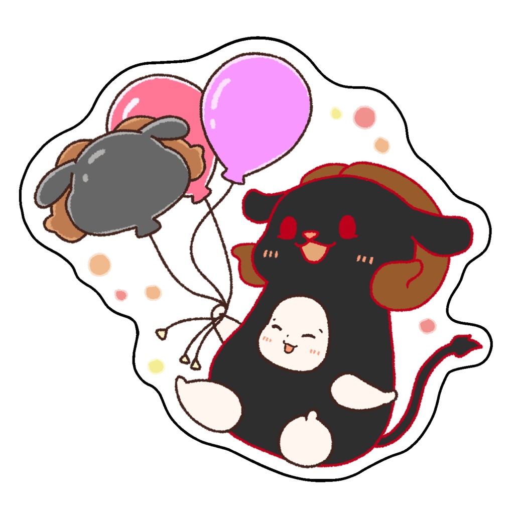 ステッカー"初グッズシリーズ"