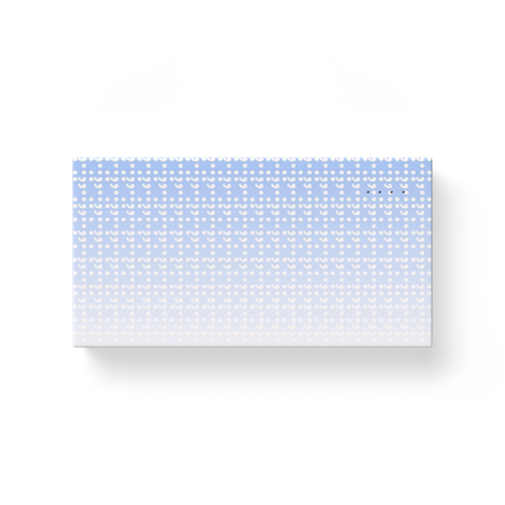 文字な雨 モバイルバッテリー