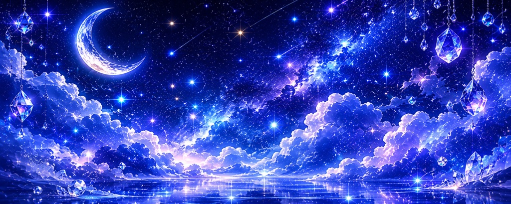 Ｘ用ヘッダー  星彩の蒼月海