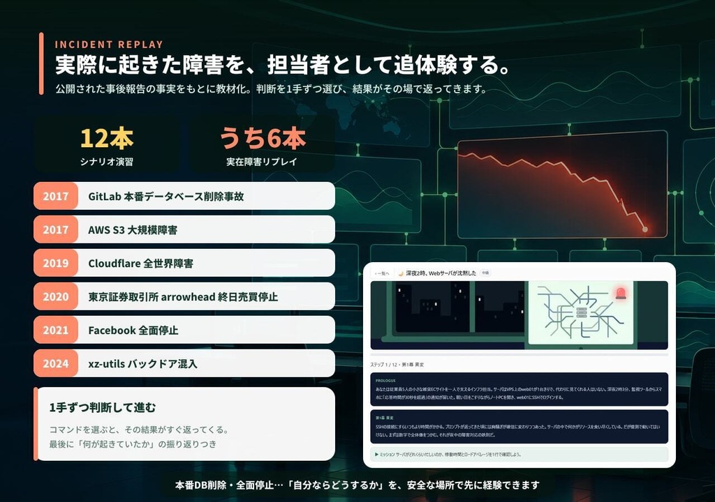 【無料体験版】手を動かして覚える Linux学習アプリ ― 151演習+打つと図が動くターミナル+全253トピックの解説が読める