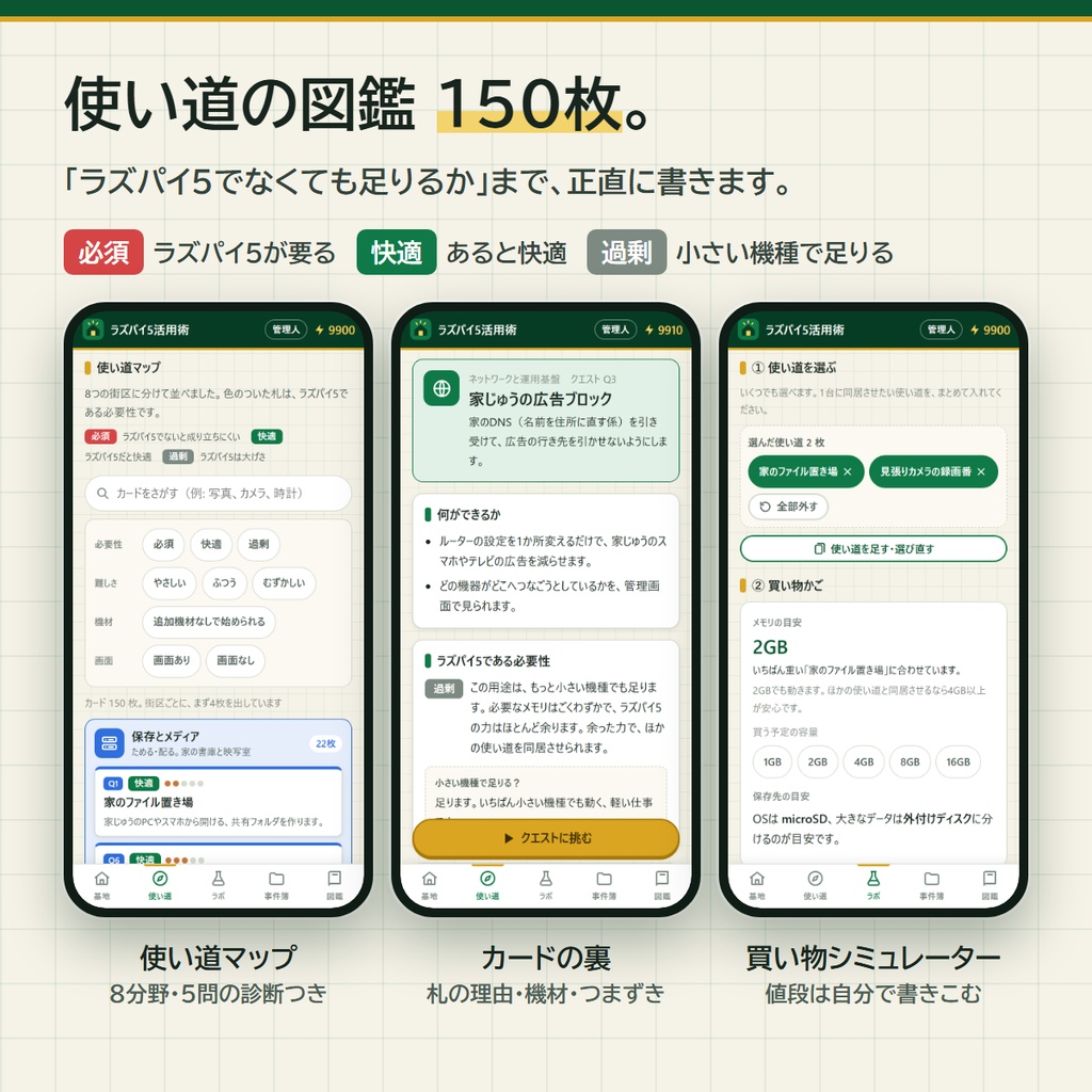 基地をつくる ラズパイ5活用術(入門・基礎・応用) 完全版